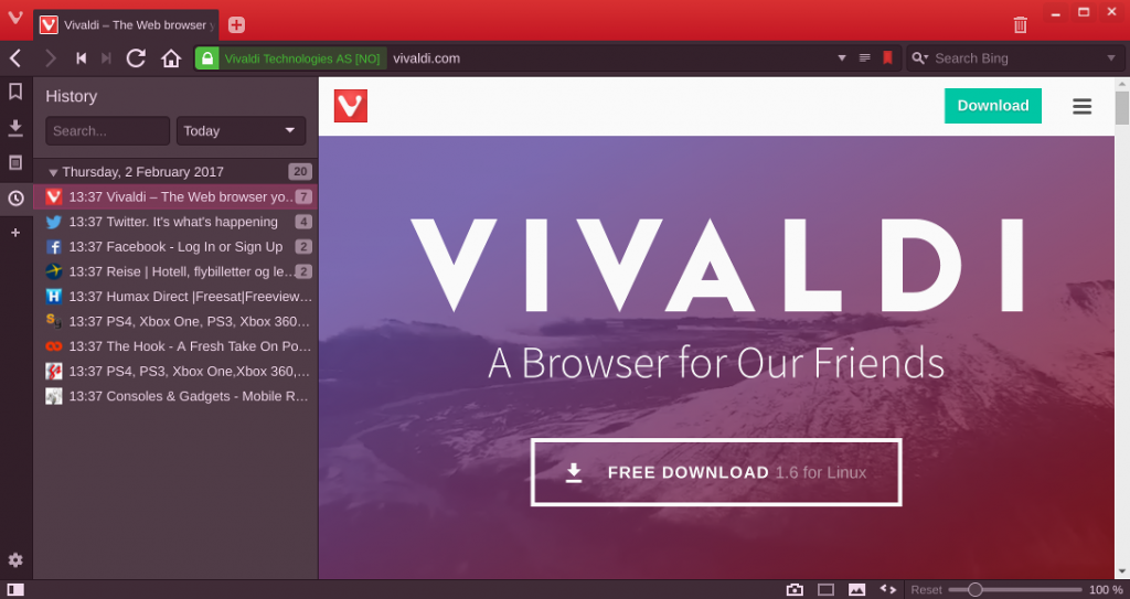 vivaldi browser security